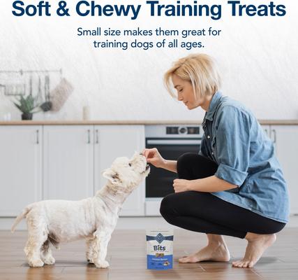 Blue Bits Soft-Moist Variety Pack Training Dog Treats, 4-oz bag, 4 count