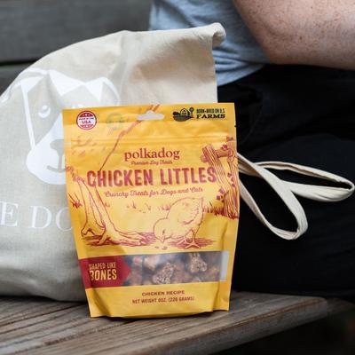 Chicken Littles Bone Shaped Dehydrated Dog & Cat Treats, 7-oz bag
