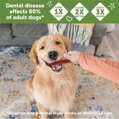 Golosinas dentales masticables grandes para perros, naturales y sin cereales, de Wellness Stix, tamaño grande, 14 unidades