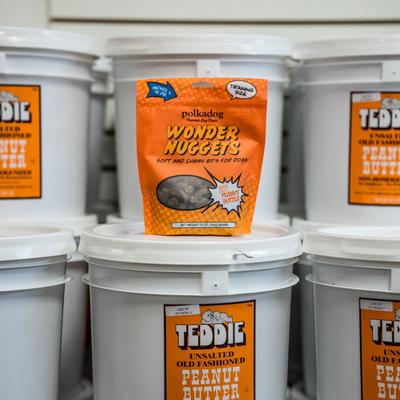 Wonder Nuggets Peanut Butter Flavor Soft & Chewy Dog Treats, 10-oz bag