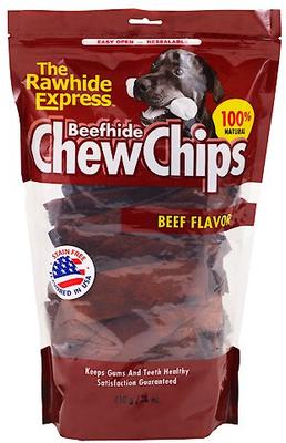Beefhide Chew Chips Chicken Flavor Dog Treats, 16-oz bag