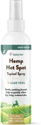 Hemp Hot Spot with Aloe Vera Dog Spray, 12-fl oz bottle