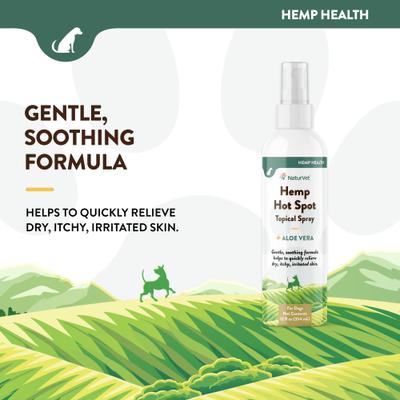 Hemp Hot Spot with Aloe Vera Dog Spray, 12-fl oz bottle
