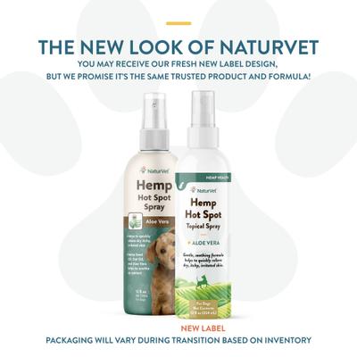 Hemp Hot Spot with Aloe Vera Dog Spray, 12-fl oz bottle