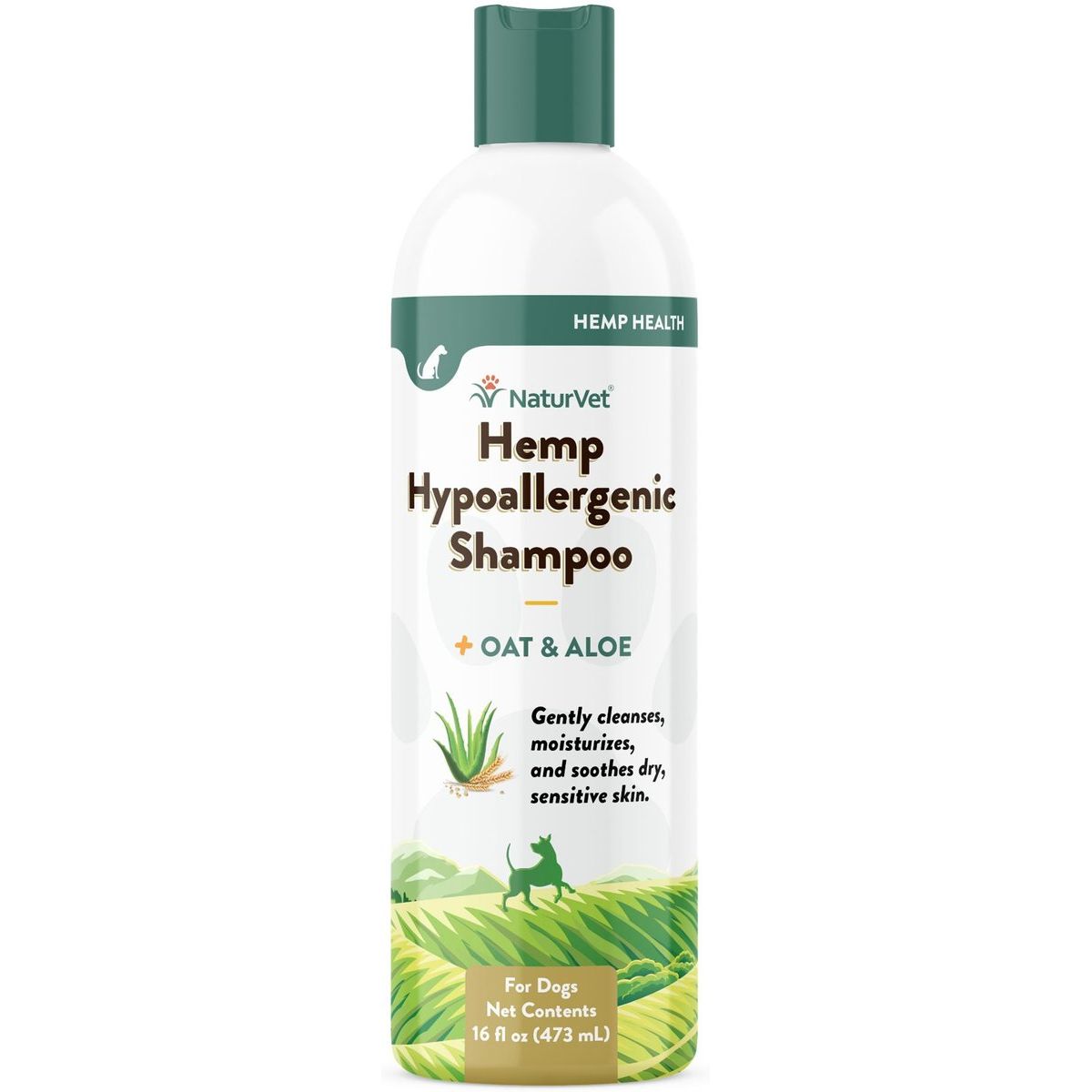 Hemp Hypoallergenic Shampoo with Oat & Aloe. 475 ml.