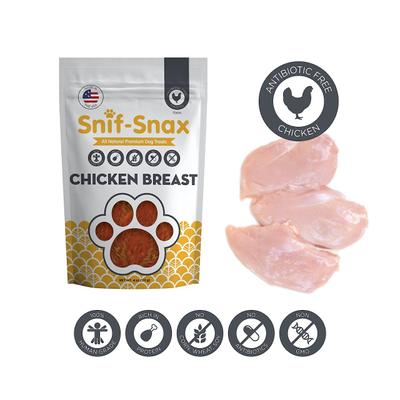 Smoked Chicken Breast Dog Treats, 4-oz bag