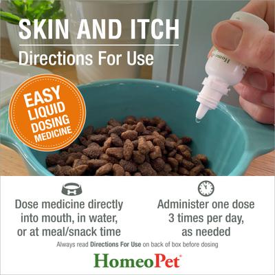 Skin & Itch Dog, Cat, Bird & Small Animal Supplement, 450 drops