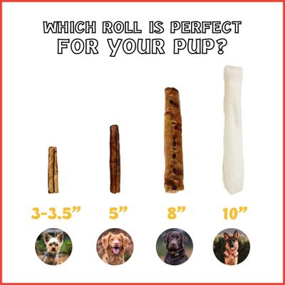 Twistedz 3 to 3.5-inch Beefhide Mini Rolls Beef Flavored Dog Hard Chews, 14 count