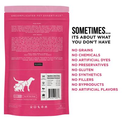 The Only Sweet Potato Chews Dogs Need Dog Treats, 8-oz bag