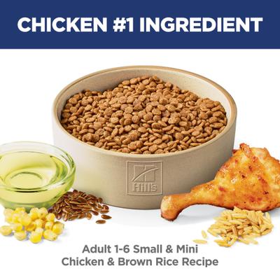 Bundle: Hill's Science Diet Adult Small Paws Chicken Meal & Rice Recipe Dry Food + Chicken & Barley Entree Canned Dog Food