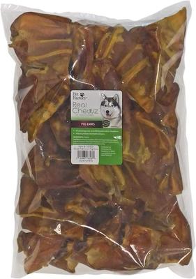 Real Chewz Premium All Natural Pig Ears Chewy Dog Treats, 30 count