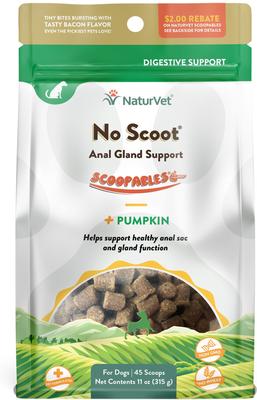 Scoopables No Scoot Anal Gland Support Dog Supplement, 11-oz bag