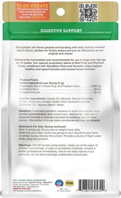 Scoopables No Scoot Anal Gland Support Dog Supplement, 11-oz bag