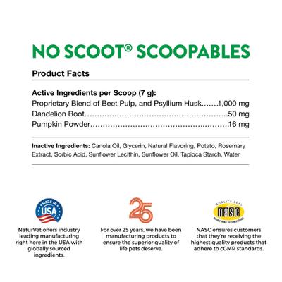 Scoopables No Scoot Anal Gland Support Dog Supplement, 11-oz bag