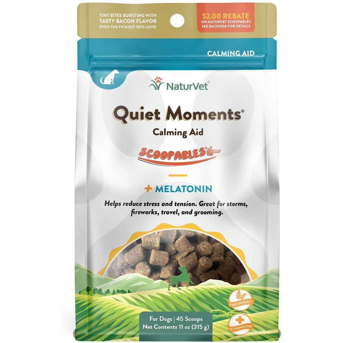NaturVet Scoopables Quiet Moments perros bolsa 11 oz 312 g