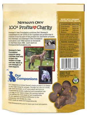 Organics Snack Bites Chicken Recipe Grain-Free Dog Treats, 4.5-oz bag