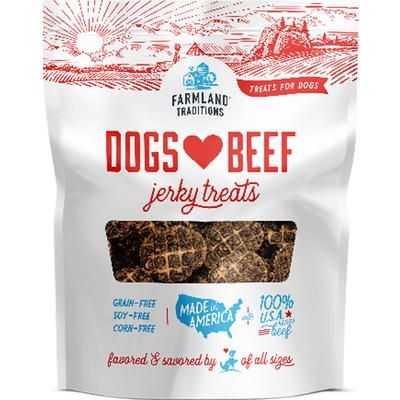 Premios para perros USA Dogs Love Beef Grain-Free Jerky, bolsa de 2.5 lb