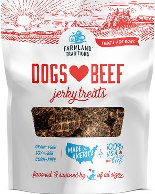 Premios para perros USA Dogs Love Beef Grain-Free Jerky, bolsa de 2.5 lb