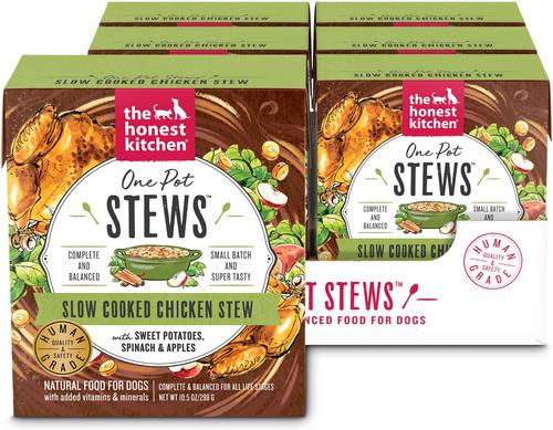 Bundle: The Honest Kitchen One Pot Stews Slow Cooked Chicken + One Pot Stews Roasted Beef Stew Wet Dog Food