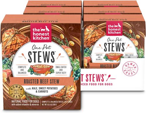 Bundle: The Honest Kitchen One Pot Stews Slow Cooked Chicken + One Pot Stews Roasted Beef Stew Wet Dog Food