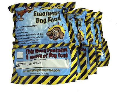 Emergency Dry Dog Food, 8-oz bag, 5 count