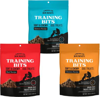 Salmon Recipe Grain-Free Soft & Chewy Training Bits Dog Treats, 4-oz bag