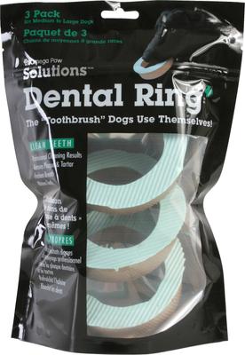 Dental Ring Medium/Large Dental Dog Treat, 3 count