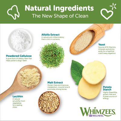 by Wellness Value Box Dental Chews Natural Grain-Free Dental Dog Treats, Large, 14 count