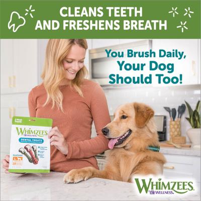 by Wellness Value Box Dental Chews Natural Grain-Free Dental Dog Treats, Large, 14 count