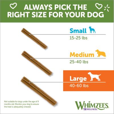 by Wellness Value Box Dental Chews Natural Grain-Free Dental Dog Treats, Large, 14 count