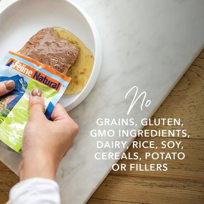 Chicken & Lamb Feast Grain-Free Wet Cat Food, 3-oz pouch, case of 12