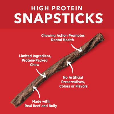 Snapsticks Grain-Free Dog Treats, 3 count