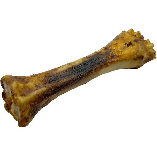 Golosinas para perros con hueso de espinilla de res carnoso de 8 a 10 pulgadas, grandes, 1 unidad