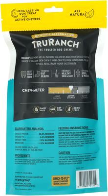 Galletas masticables duras con colágeno y mantequilla de maní para perros, 23 cm, 3 unidades