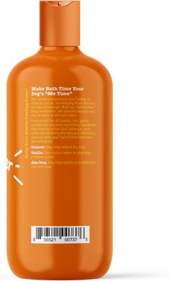 Itch Soother Dog Conditioner with Oatmeal & Aloe Vera, for Skin Moisture & Shiny Coats, 16-fl oz bottle, bundle of 2