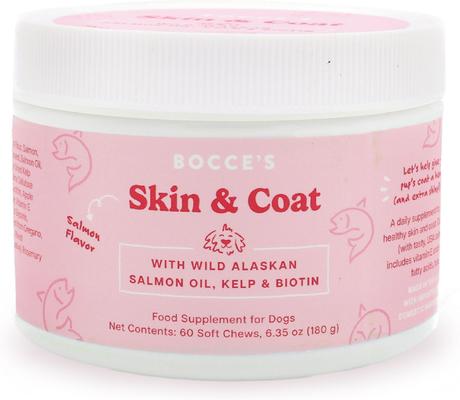 Soft Chew Skin & Coat Supplement for Dogs, 60 count