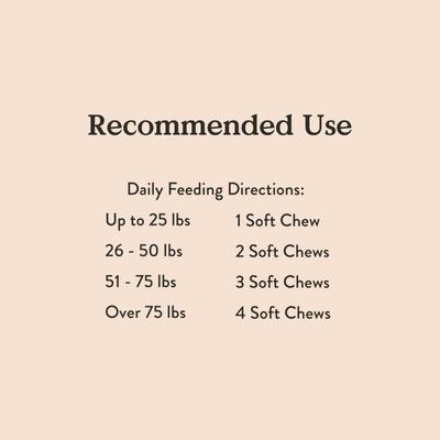 Suplemento masticable suave para piel y pelaje de perros, 60 unidades