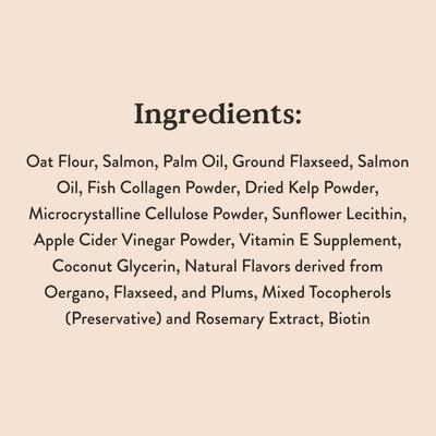 Soft Chew Skin & Coat Supplement for Dogs, 60 count