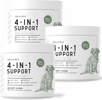 4-In-1 Support Multivitamin Dog Supplement, 180 count