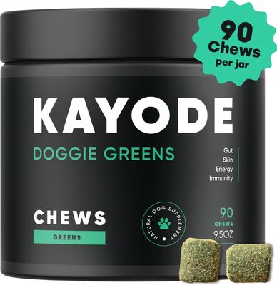 Canine NutriGreens Chews Vitamin & Probiotic Supplement for Dogs, 90 count