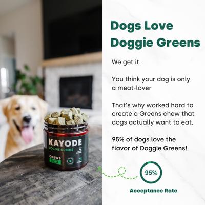 Canine NutriGreens Chews Vitamin & Probiotic Supplement for Dogs, 90 count