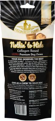 Nothin' To Hide Ultra 3-inch Knotted Bone Beef Flavor Dog Chews, 12 count