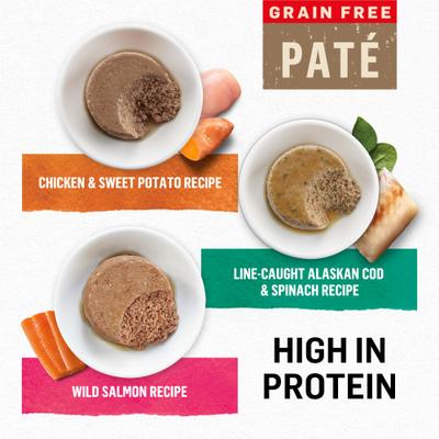 Grain-Free Pate 3 Flavors Variety Pack Canned Cat Food, 3-oz, case of 6