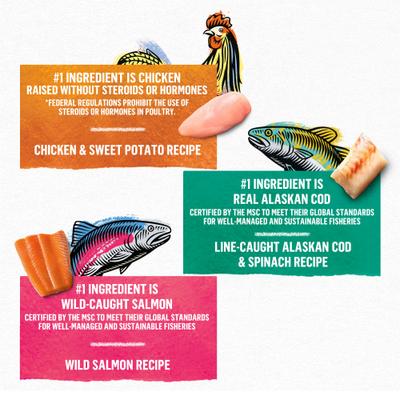 Grain-Free Pate 3 Flavors Variety Pack Canned Cat Food, 3-oz, case of 6