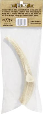 Natural Elk Antler Dog Chews, Large