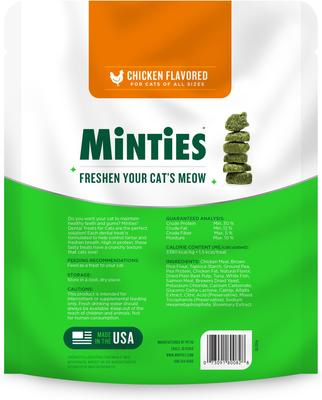 Chicken Flavored Cat Dental Treats, 10-oz bag