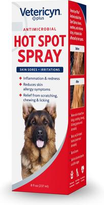 Plus Antimicrobial Hot Spot Spray for Dogs, Cats & Small Pets, 8-fl oz bottle