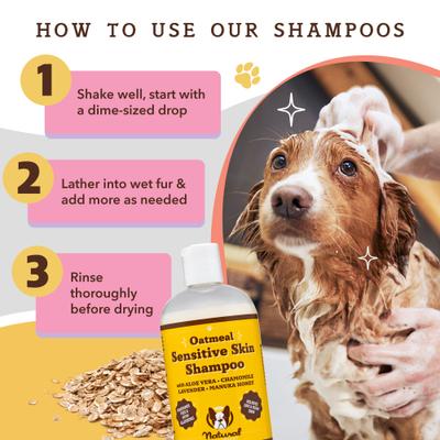 Sensitive Skin Dog Shampoo, 12-fl oz bottle