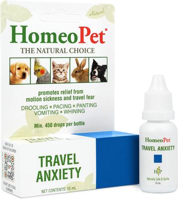 Travel Anxiety Dog, Cat, Bird & Small Animal Supplement, 450 drops
