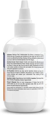 Plus Antimicrobial Pet Ear Rinse, 3-fl oz bottle